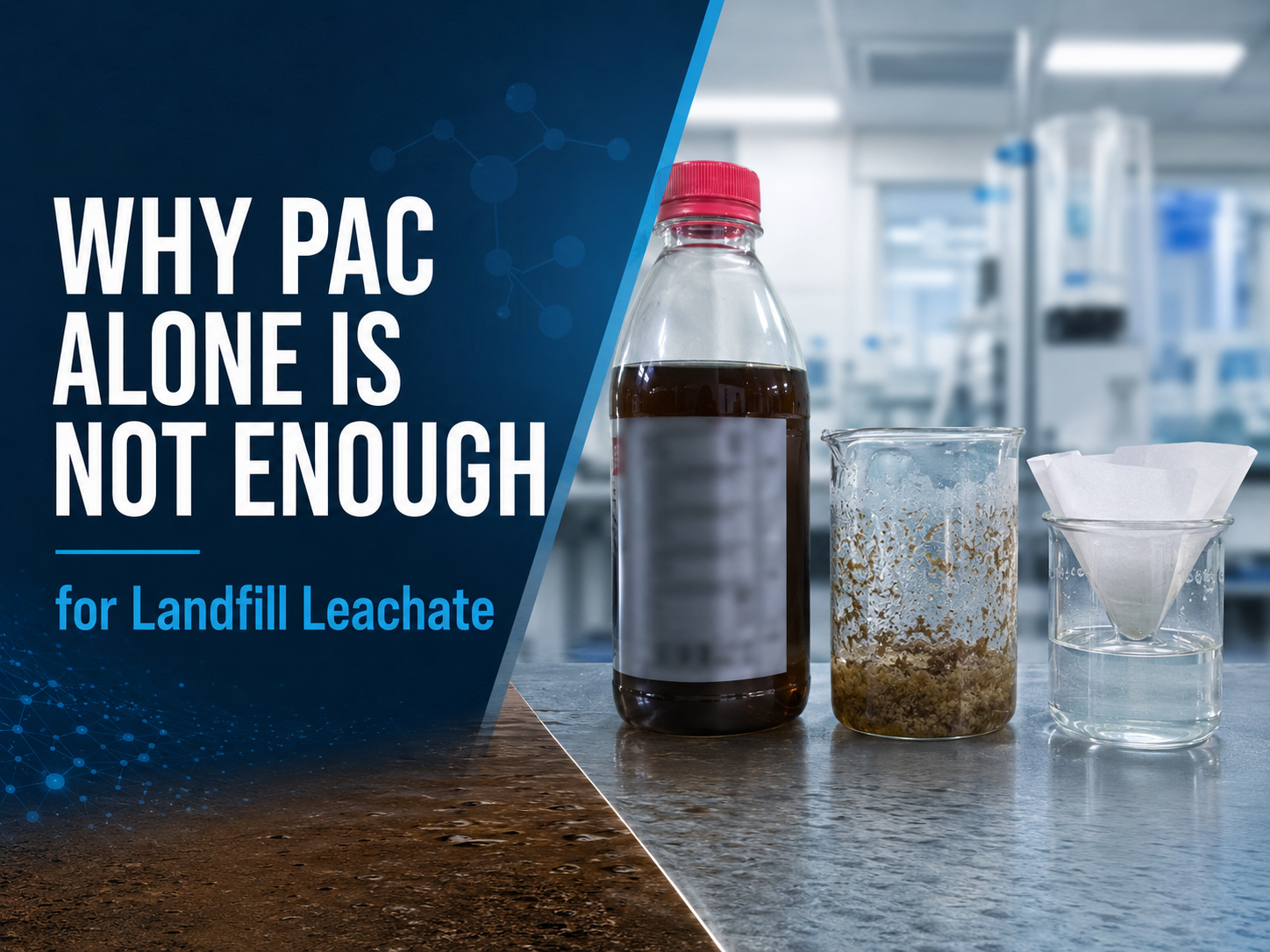 नवीनतम कंपनी ब्लॉग के बारे में Why PAC Alone Is Often Not Enough for Dark Landfill Leachate