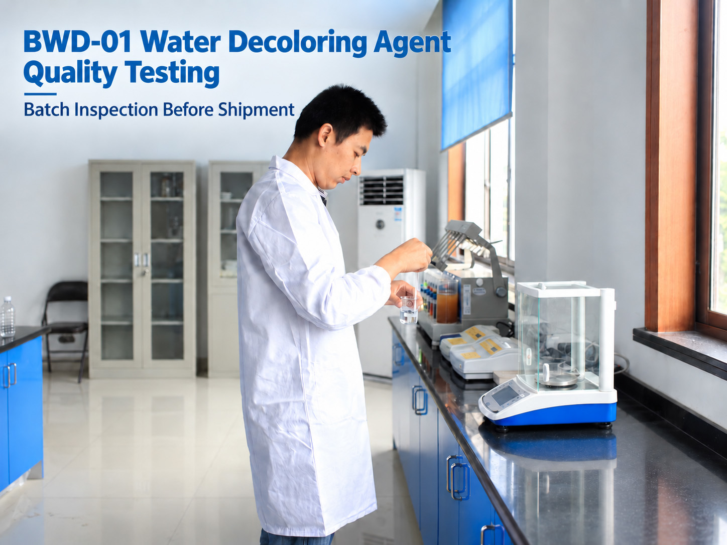 नवीनतम कंपनी ब्लॉग के बारे में How Bluwat Tests BWD 01 Decoloring Agent Before Shipment