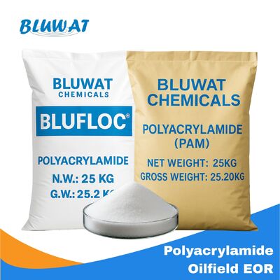खरीदें उच्च चिपचिपाहट HPAM Polyacrylamide 5-25 मिलियन आणविक भार के साथ 25kg/बैग में तेल वसूली को बढ़ाने के लिए ऑनलाइन निर्माण