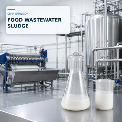 खरीदना खाद्य प्रसंस्करण अपशिष्ट जल कीचड़ निर्जलीकरण के लिए सीपीएएम इमल्शन ऑनलाइन निर्माण