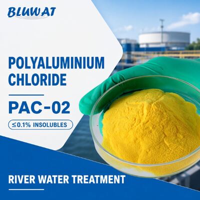 खरीदना स्प्रे सूखे PAC-02 Polyaluminium Chloride 30% Min. Al2O3 और 0.1% Max. नदी जल उपचार के लिए अघुलनशील ऑनलाइन निर्माण