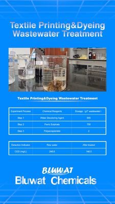 खरीदें टेक्सटाइल प्रोसेसिंग ब्लूवाट फेरिक सल्फेट एफ्लुएंट वेस्टवाटर ट्रीटमेंट ऑनलाइन निर्माण