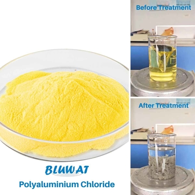Bluwat Polyaluminium Chloride PAC इन वेस्टवाटर ट्रीटमेंट इंडस्ट्रियल एफ्लुएंट