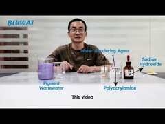 ब्लूवाट बीडब्ल्यूडी पिगमेंट अपशिष्ट जल के लिए पानी का रंग हटाने वाला एजेंट