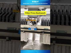 #WastewaterTreatment डेमो #FilterPress बैकवॉश #BluwatChemicals द्वारा जल उपचार